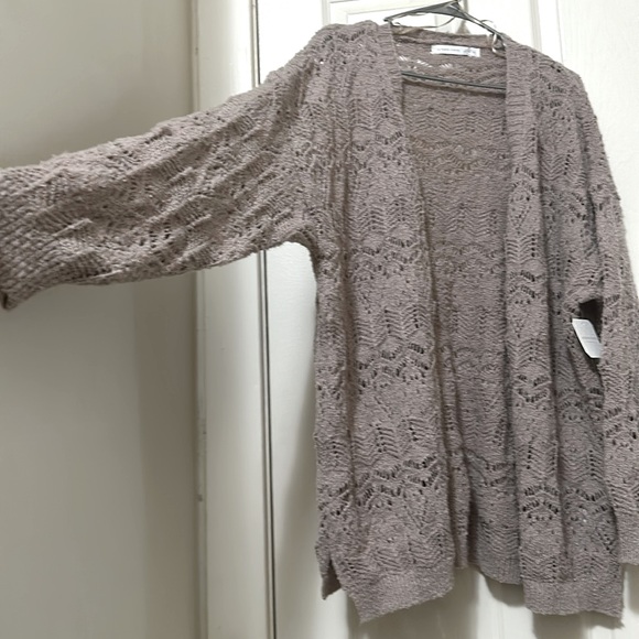 Altar’d State Grace Pointelle Cardigan M - Picture 5 of 7